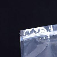 Sachet d'emballage transparent en plastique refermable pour graines de melon et bœuf séché, qualité alimentaire