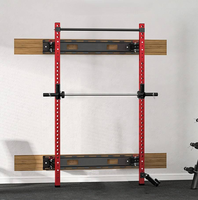 Rak Barbell Multifungsi Setengah, Alat Fitness Rumah Tangga & Komersial, PIN JIN Squatting Free Bench Push Chest Arms Power Cage