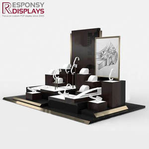 Acrilico controsoffitto orologio espositore trasparente vetrina per la moda orologio da polso serie di presentazione negozio di gioielli - Product Image 4