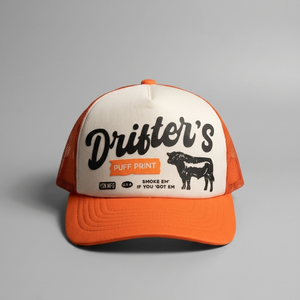 Vintage Trucker Hat Custom Logo Puff Print Mesh Cap Adjustable Snapback Breathable Casual Outdoor Fashion Cap Unisex - Product Image 3