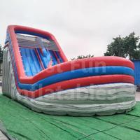 18 pieds de haut Acheter des toboggans gonflables Velocity Big Water Slides à vendre