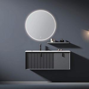 Mueble de Baño Completo de Madera Contrachapada con Doble Lavabo y Espejos de Marca Reconocida, Montado en la Pared, Personalizable - Product Image 6
