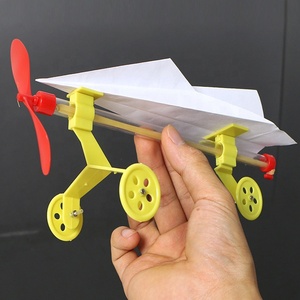 2131 STEM Kit de Juego de Coche Educativo con Motor de Hélice Impulsado por Bandas Elásticas, Juguetes de Aprendizaje para Niños, Regalos - Product Image 5
