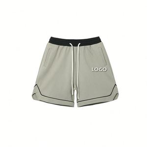 Pantalones Cortos Deportivos Casuales para Hombre, Personalizados, de Algodón y Elastano, 380g, Cintura Media Elástica, Transpirables, Impermeables, Ecológicos, Estampados, Holgados, de Secado Rápido - Product Image 2