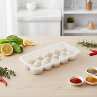Boîtes en plastique personnalisables, jetables, écologiques, en PP, à 10 compartiments, pour aliments congelés, recyclables, de qualité alimentaire, avec couvercles