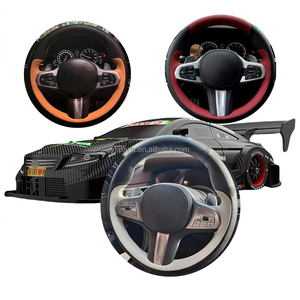 SF23 personalizado DIY protector para <span class=keywords><strong>volante</strong></span> de coche para <span class=keywords><strong>BMW</strong></span> M Sport G30 G31 G32 G20 G21 G14 G15 G16 <span class=keywords><strong>X3</strong></span> G01 X4 G02 X5 G05 costura a mano - Product Image 4