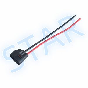 Automotive <span class=keywords><strong>2</strong></span> Pin EV6 EV14 connettore iniettore di carburante 90980-10609 cavo cavo Pigtail adatto per motore LS2, LS3 - Product Image 1
