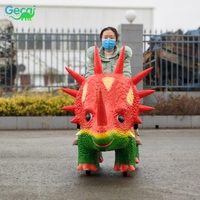 Trottinette électrique pour enfants sur le thème des dinosaures et des animaux pour parc d'attractions, à vendre