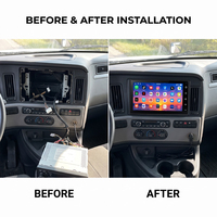 Autoradio double DIN personnalisé de 7 pouces avec CarPlay sans fil et Android Auto pour camions et bus 24V