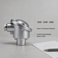 Tête de jonction de thermocouple TDCAST BA KD avec entrée de câble M20x1.5 pour la mesure de température industrielle, services OEM ODM pour projets