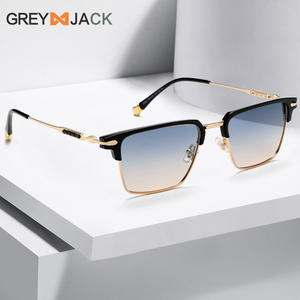 Gafas de sol Greyjack para mujer, montura negra, lentes TAC, protección UV400, polarizadas, a la moda, protección solar, para viajes y conducción - Product Image 1
