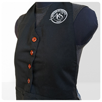 Tablier réutilisable version coréenne pour salon de thé, barista, pâtisserie, homme, femme, fleuriste, restaurant, sans manches, tendance