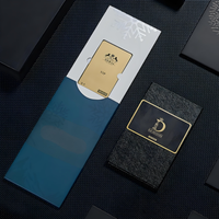 Tarjetas de Visita de Aluminio con Acabado Espejo Dorado, Diseño de Lujo Premium, Código QR Grabado, Chapado en Oro Personalizado, Color Personalizado
