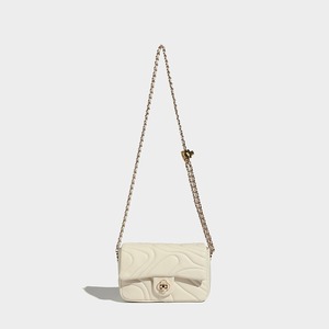 <b>White</b> diamond chain crossbody <b>bag</b>, exquisite and elegant choice - Product Image 1