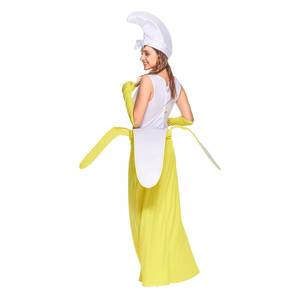 Disfraz de Plátano para Adultos de Halloween, Divertido Disfraz de Fruta para Mujer con Sombrero y Guantes, Disfraz para Fiesta de Disfraces - Product Image 4