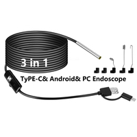 Module de caméra endoscopique flexible de haute qualité à prix d'usine, mini caméra endoscopique HD la plus petite, module de caméra endoscopique médicale 2MP