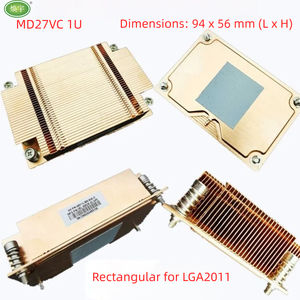 Медный кулер для сервера 1U, для сокета LGA2011 (квадратный/прямоугольный), с испарительной камерой, для систем HP, Dell, <span class=keywords><strong>E5</strong></span>, X99 - Product Image 5