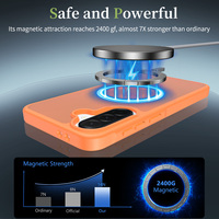 Étui mat antichoc de qualité militaire pour Samsung A37, coque de téléphone anti-empreintes digitales en PC+TPU magnétique 2400G