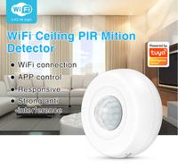 Sensor Gerak Zigbee Nirkabel TYSH untuk Dinding & Plafon, Sistem Alarm Inframerah Pintar Tuya, Perawatan Keamanan, Sensor Gerak Pintar