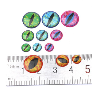 Yeux de poisson en époxy 3D sur mesure, yeux de <span class=keywords><strong>dragon</strong></span>, yeux de reptile pour la fabrication de leurres de pêche à la mouche - Product Image 4