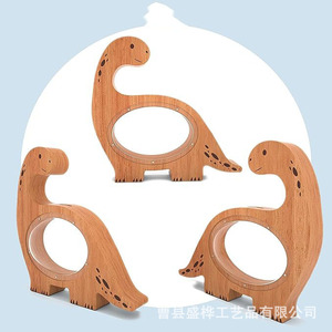 Hucha de madera con forma de dinosaurio para niños, decoración del hogar, caja de monedas, regalo - Product Image 4