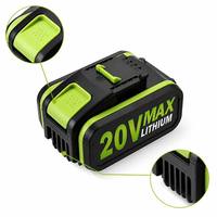 Baterai Lithium Ion 20V Isi Ulang Kompatibel dengan Alat Bor Tanpa Kabel WA3553 WA3551 WA3553.1