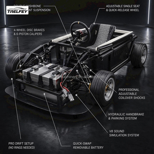 Go Kart Eléctrico de Lujo con Interior de Primera Clase, Edición 964 Heritage, Motor de Alto Torque de 2500W, Suspensión Independiente, Vehículo de Carreras para Adultos - Product Image 2