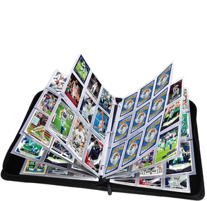 PU cuir Charizard collecteur <span class=keywords><strong>livre</strong></span> dossier pour <span class=keywords><strong>Pokemon</strong></span> TCG 900/400/4/9 poches mode fermeture éclair Collection étui <span class=keywords><strong>carte</strong></span> de crédit - Product Image 2