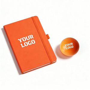สมุดบันทึกปกแข็งหนัง PU ขนาด A6 พิมพ์โลโก้ตามสั่งแบบขายส่ง ปั๊มทอง พร้อมเส้นบรรทัด สำหรับของขวัญส่งเสริมธุรกิจ - Product Image 1