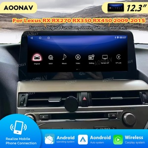 256G 12.3 Inch Car Radio for Lexus RX RX270 RX350 RX450H 2009-2015 Android Auto Multimedia GPS Video Carplay Player Dual System - Product Image 2