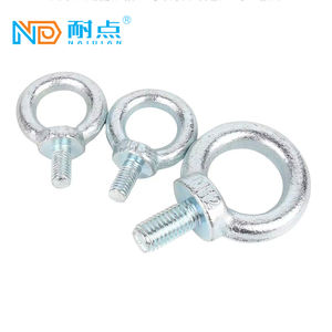 Boulons <span class=keywords><strong>d</strong></span>'<span class=keywords><strong>ancrage</strong></span> et boulons à anneau en acier au carbone galvanisé DIN580 M6 M8 M12 M16 M24, grade 4.8 et grade 6.8 - Product Image 2