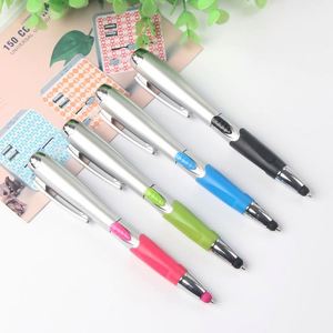 3 en 1 activa haga clic en lápiz de plástico logotipo personalizado promocional luz pen para ipad - Product Image 6
