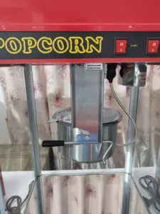 Caramel Popcorn Popper Machine Pop Corn Popcorn Maker Elektrische Hot Product 2020 Verstrekt Lager Snacks Popcorn Making Machine