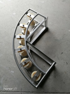 Nhà sản xuất giá điện kéo cáp hướng dẫn con lăn chất lượng cao pithead Cáp Con lăn ròng rọc sản phẩm - Product Image 3