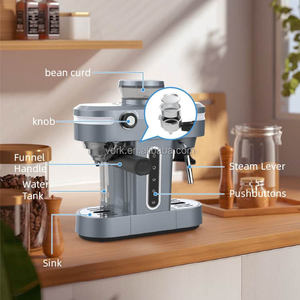 Máquina de Café Espresso Semiautomática Italy Pump de 20 Bares, 3 en 1, ODM, para Cappuccino, Uso en Hoteles, Garantía de 2 Años en la UE, De Cafe Ex - Product Image 2