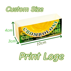 Scatola pieghevole gialla personalizzata sicura per alimenti stampa resistente OEM design scatola regalo per biscotti caffè prem - Product Image 3