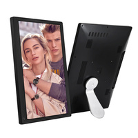 Servicio integral Negro Lcd Photoframe Smart Mobile Mp4 Películas Hd Marco de fotos digital de 15,4 pulgadas