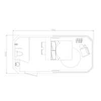 Maison capsule préfabriquée en aluminium M5, maison modulaire en conteneur avec système d'énergie solaire pour une vie écologique hors réseau