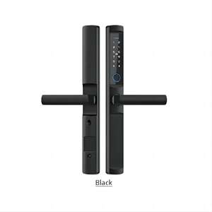Serrure <span class=keywords><strong>de</strong></span> porte intelligente sans fil biométrique à empreinte digitale avec poignée élégante, compatible Tuya WIFI ou <span class=keywords><strong>application</strong></span> TTLock, étanche IP66 - Product Image 3