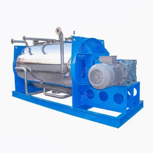 Vacuum Drying Mixer Starch Powder Stainless Steel Horizontal Plough Plow Mixer With Dust Collector