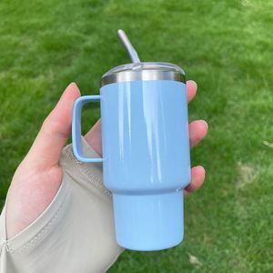 Vaso de Vidrio Personalizado con Logotipo, Color Macaron, Sublimado, Mini Vaso de 3oz con Asa para Fiestas de Cumpleaños y Bares - Product Image 4