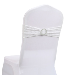 <span class=keywords><strong>Housse</strong></span> <span class=keywords><strong>de</strong></span> <span class=keywords><strong>chaise</strong></span> en polyester <span class=keywords><strong>de</strong></span> luxe pour hôtels et mariages, avec nœud floral et sangle extensible à sequins pour dossier <span class=keywords><strong>de</strong></span> <span class=keywords><strong>chaise</strong></span> - Vente en gros - Product Image 6