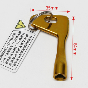 Llave Triangular S200 Dorada para Desbloqueo de Puerta de Ascensor - Product Image 2