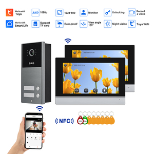 Intercomunicador inteligente WIFI de 7 pulgadas con monitor táctil, precio económico, video intercomunicador 1080P para la seguridad de tu hogar. - Product Image 2