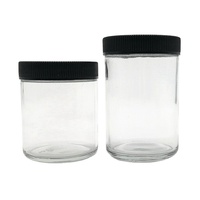 Paquetes Cali a prueba de olores 1oz 2oz 3oz 4oz 5oz 6oz 8oz 18oz Frascos de vidrio resistentes a los niños Botellas Frasco de vidrio a prueba de niños personalizado 3,5g
