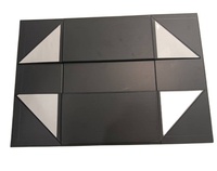 Luxus benutzer definierte Logo gedruckt recycelte Pappe Verpackung Magnet verschluss schwarz flach faltbare Papier Geschenk boxen