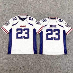 T-shirt Boxy en Maille Imprimée, Vente en Gros Usine OEM/ODM, Nouvelle Collection Streetwear 2026, 100% Polyester, T-shirt Maillot de Football Homme Imprimé DTG - Product Image 3