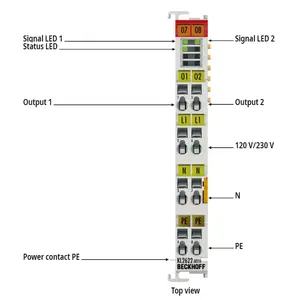 Terminal Bus beckkhoff KL2622-0010, output relay 2 saluran