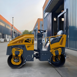 Thủy lực máy Đầm đường lăn <span class=keywords><strong>1</strong></span> tấn 2 tấn 3 tấn rung Đầm nén rung Con lăn cho nhựa đường đất vỉa hè cưỡi - Product Image 3