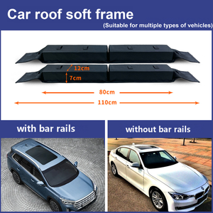 Support de transport universel pour <span class=keywords><strong>porte</strong></span>-bagages de toit de voiture, cadre souple pour kayaks, planches de surf, bateaux pneumatiques, snowboards - Product Image 2